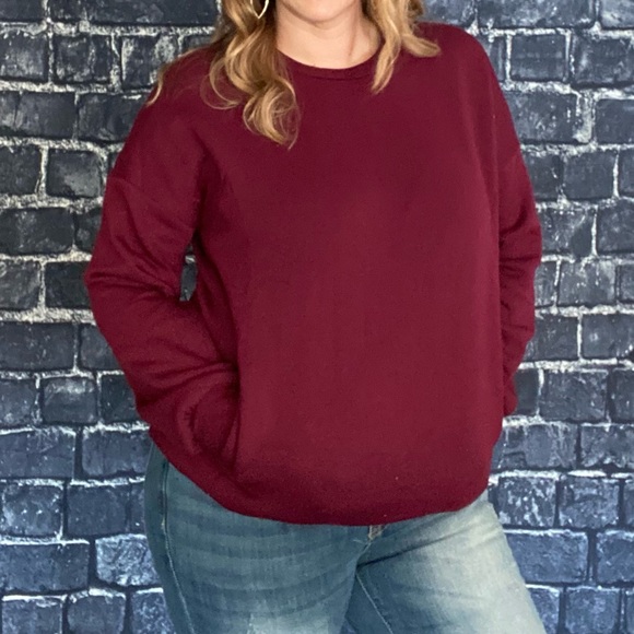 Zenana Sweatshirt Oversized - Plus Size - Picture 1 of 5